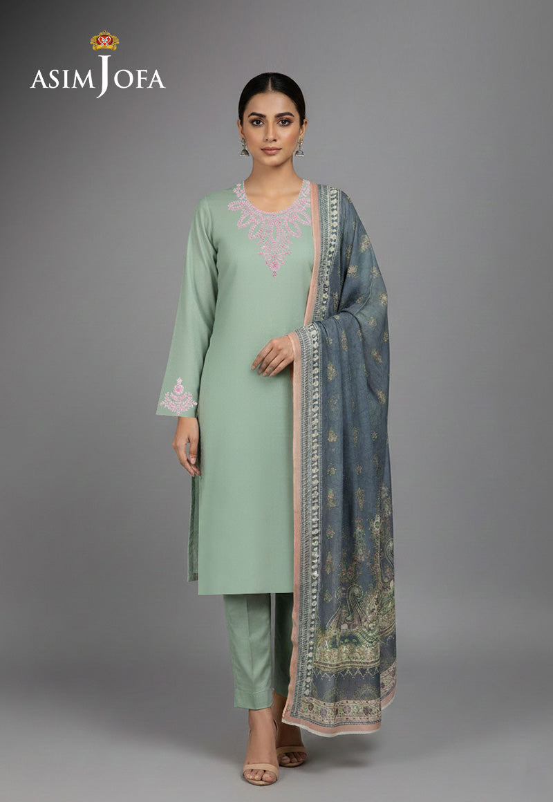 AJSO-419 Unstitched 2 Pcs Shirt Dupatta