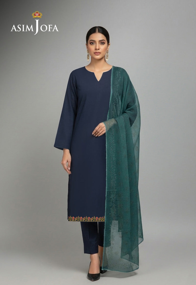 AJSO-421 Unstitched 2 Pcs Shirt Dupatta