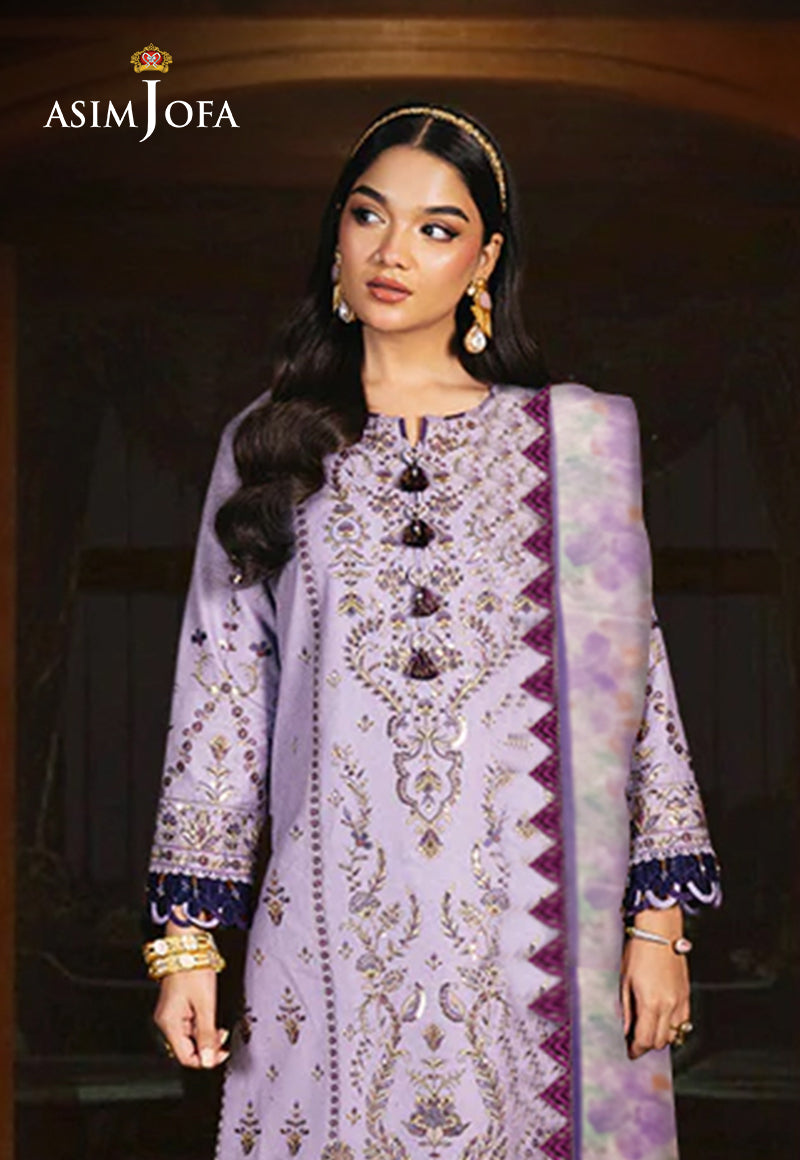 Ajso-165 Unstitched 2 Pcs Shirt Dupatta