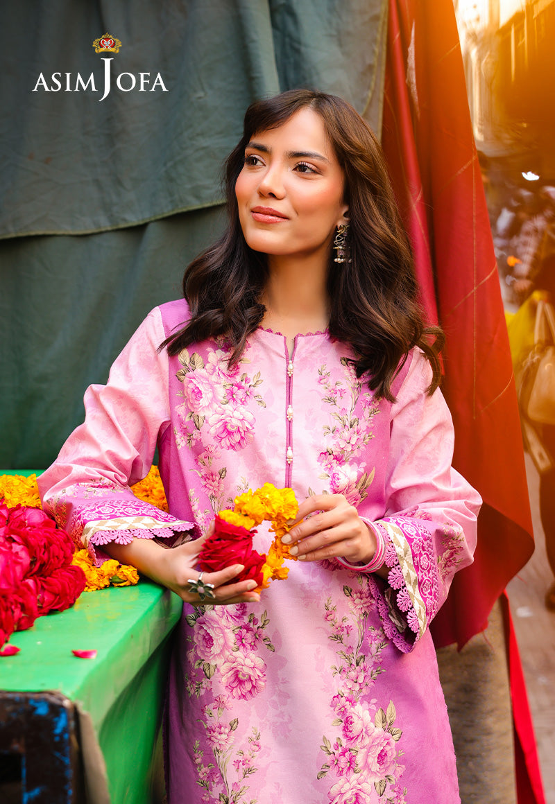 AJUBFD-59 DIGITAL PRINTED LAWN Stitched 2 PCS