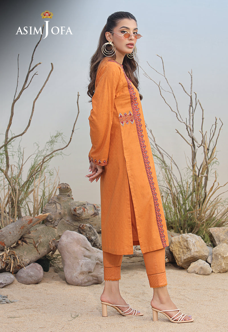 AJWS-02 (1-PC) EMBROIDERED SELF JACQUARD 1 PC