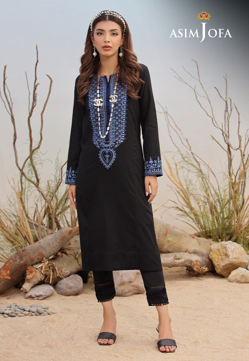 AJWS-05 (1-PC) EMBROIDERED SELF JACQUARD 1 PC