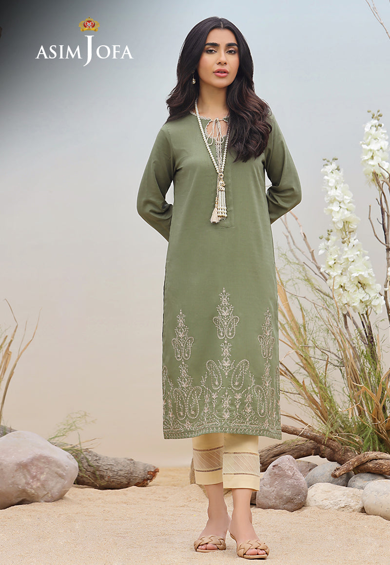 AJWSD-06 (1-PC) EMBROIDERED SELF JACQUARD STITCHED 1 PC