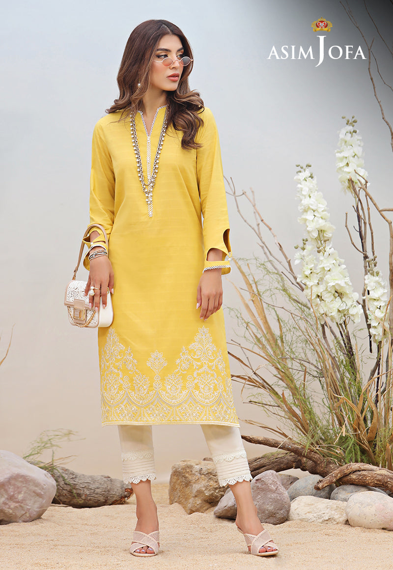 AJWS-07 (1-PC) EMBROIDERED SELF JACQUARD 1 PC