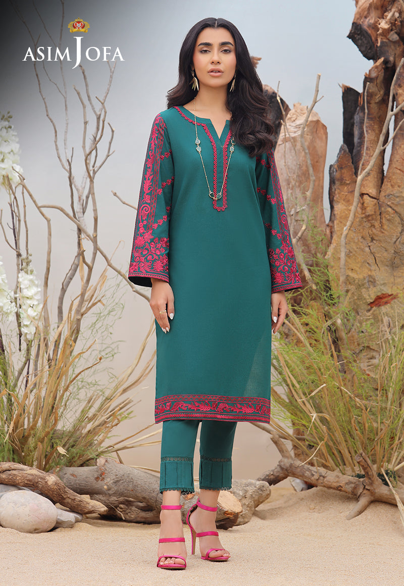AJWSD-10 (1-PC) EMBROIDERED SELF JACQUARD STITCHED 1 PC