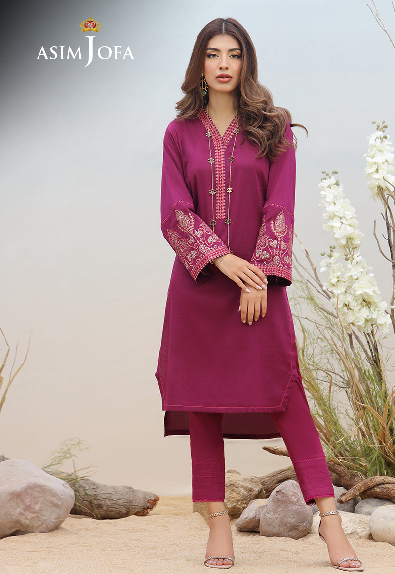 AJWSD-11 (1-PC) EMBROIDERED SELF JACQUARD STITCHED 1 PC