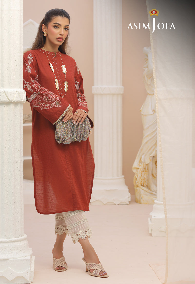 AJWSD-13 (1-PC) EMBROIDERED SELF-JACQUARD STITCHED 1 PC