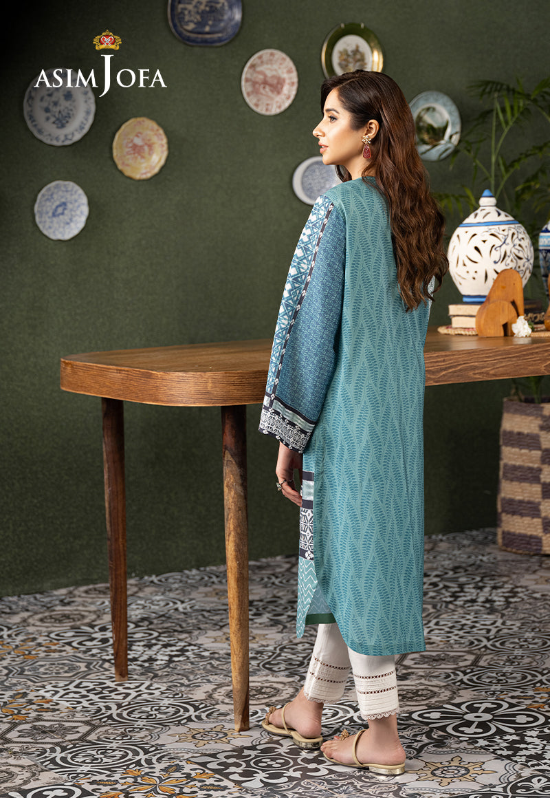 AJOD-03 PRINTED LAWN SILK 1 PC
