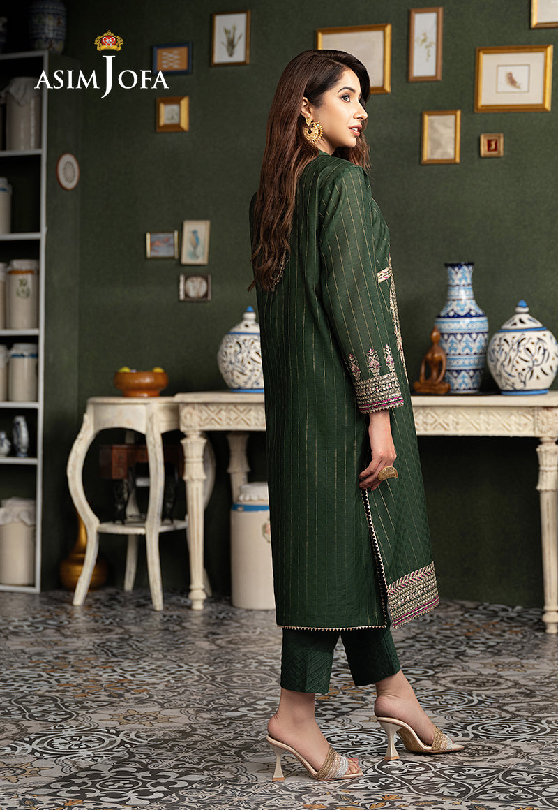 AJOD-17 EMBROIDERED YARN DYED 2 PCS