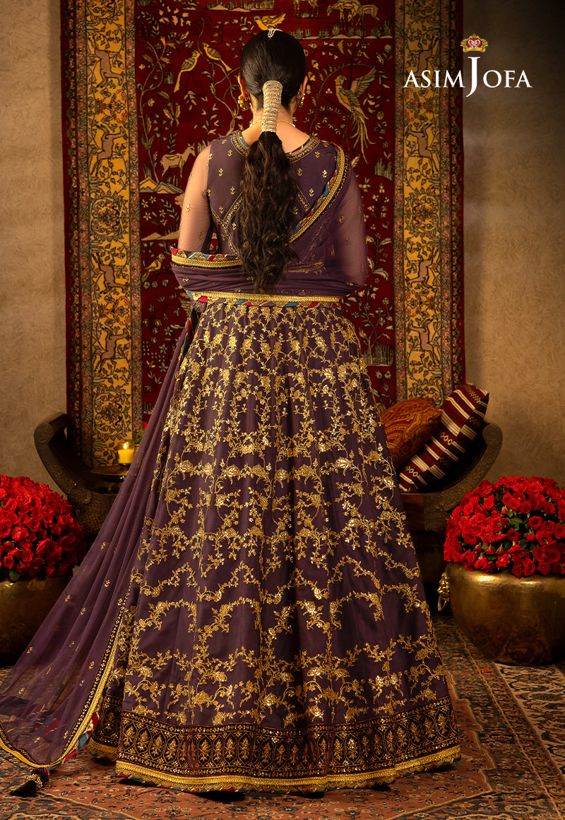 AJVFD-03 EMBROIDERED NET 3 PCS