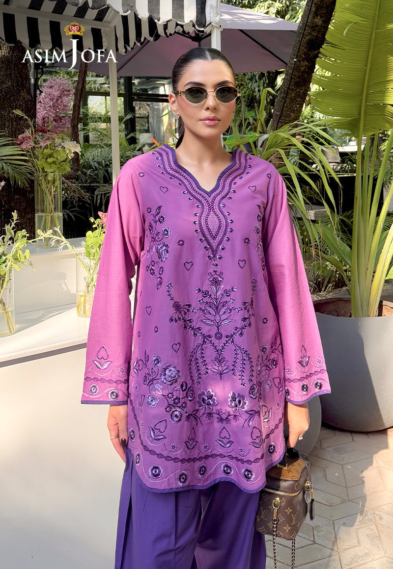 AJPBE-04 Embroidered Cambric Stitched 2 Pcs