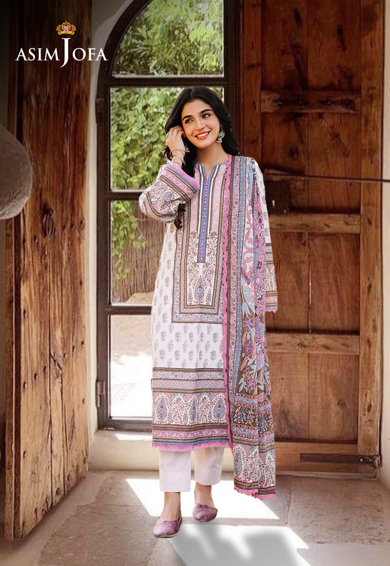 Asim Jofa | Summer Rhapsody | AJMCH-06 EMBROIDERED LAWN