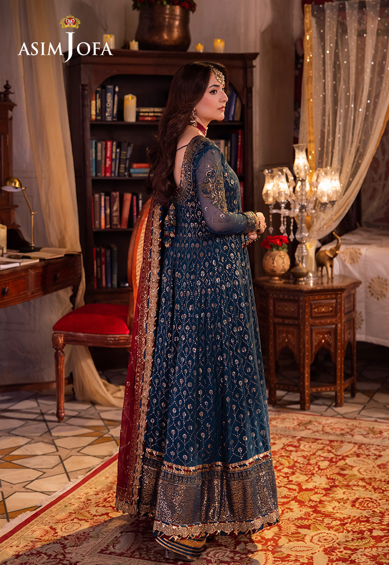 AJCRP-06 EMBROIDERED CHIFFON STITCHED 3 PCS
