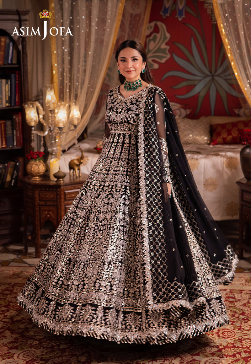 AJCRD-02 EMBROIDERED CHIFFON STITCHED 3 PCS