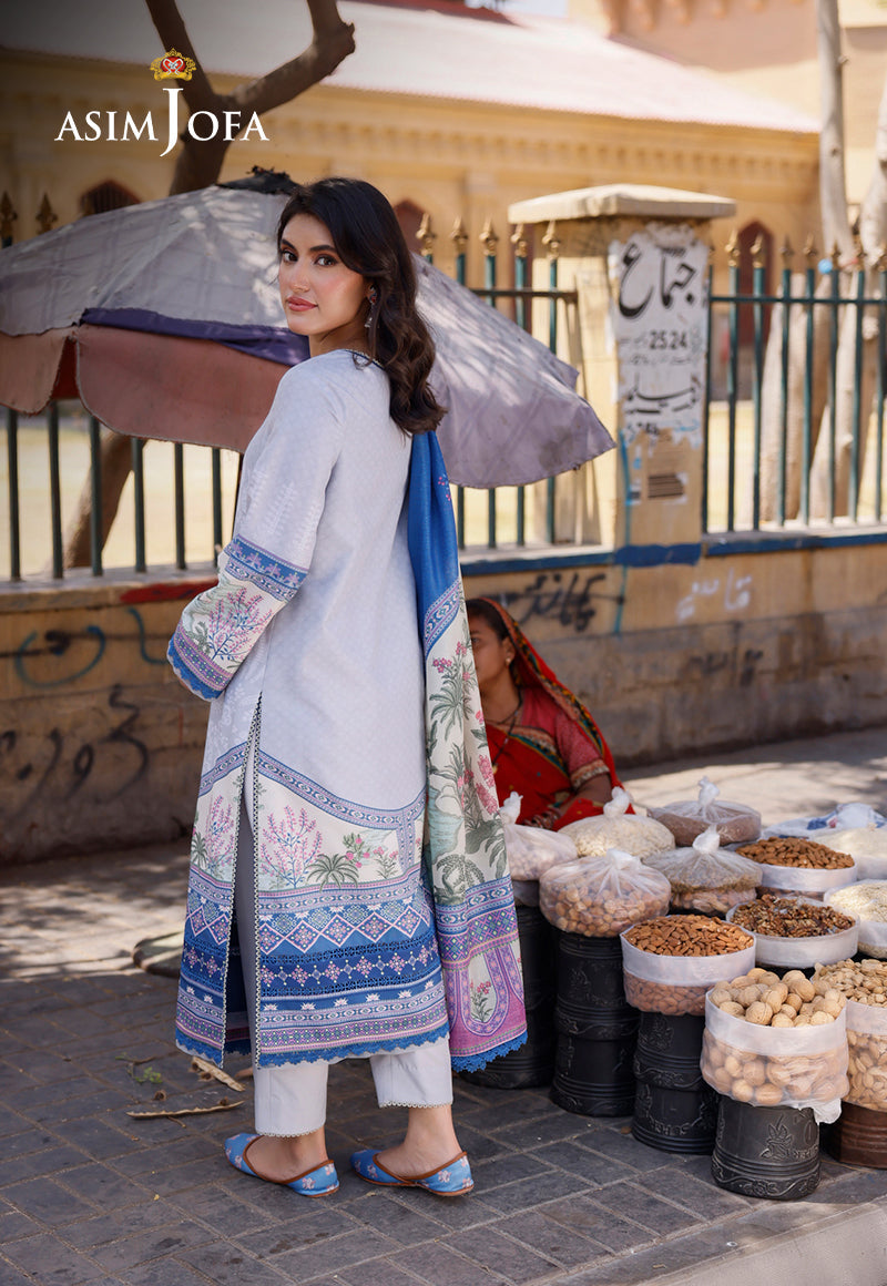 AJPLD-1 PRINTED ARABIC LAWN 3 PCS