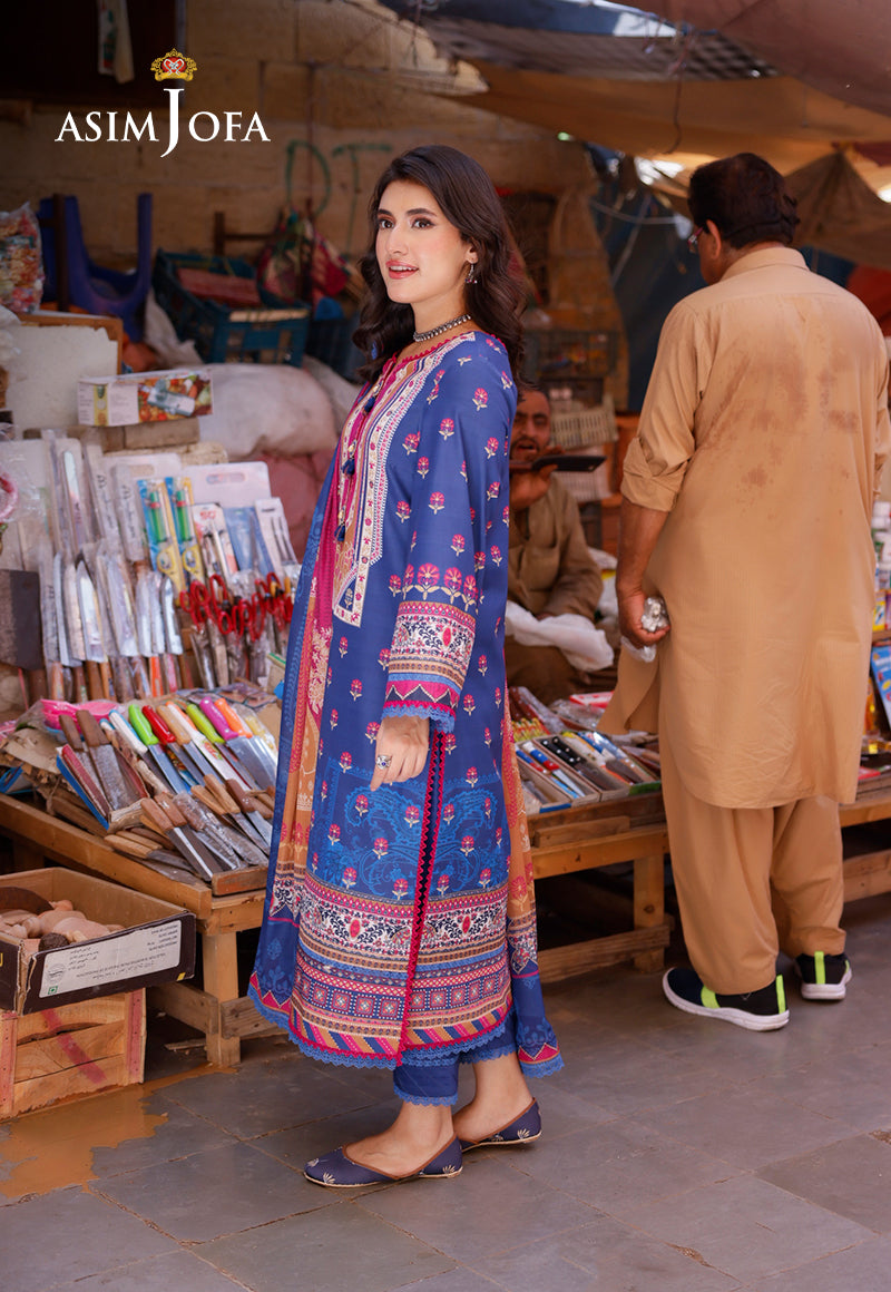 AJPLD-12 PRINTED ARABIC LAWN 3 PCS