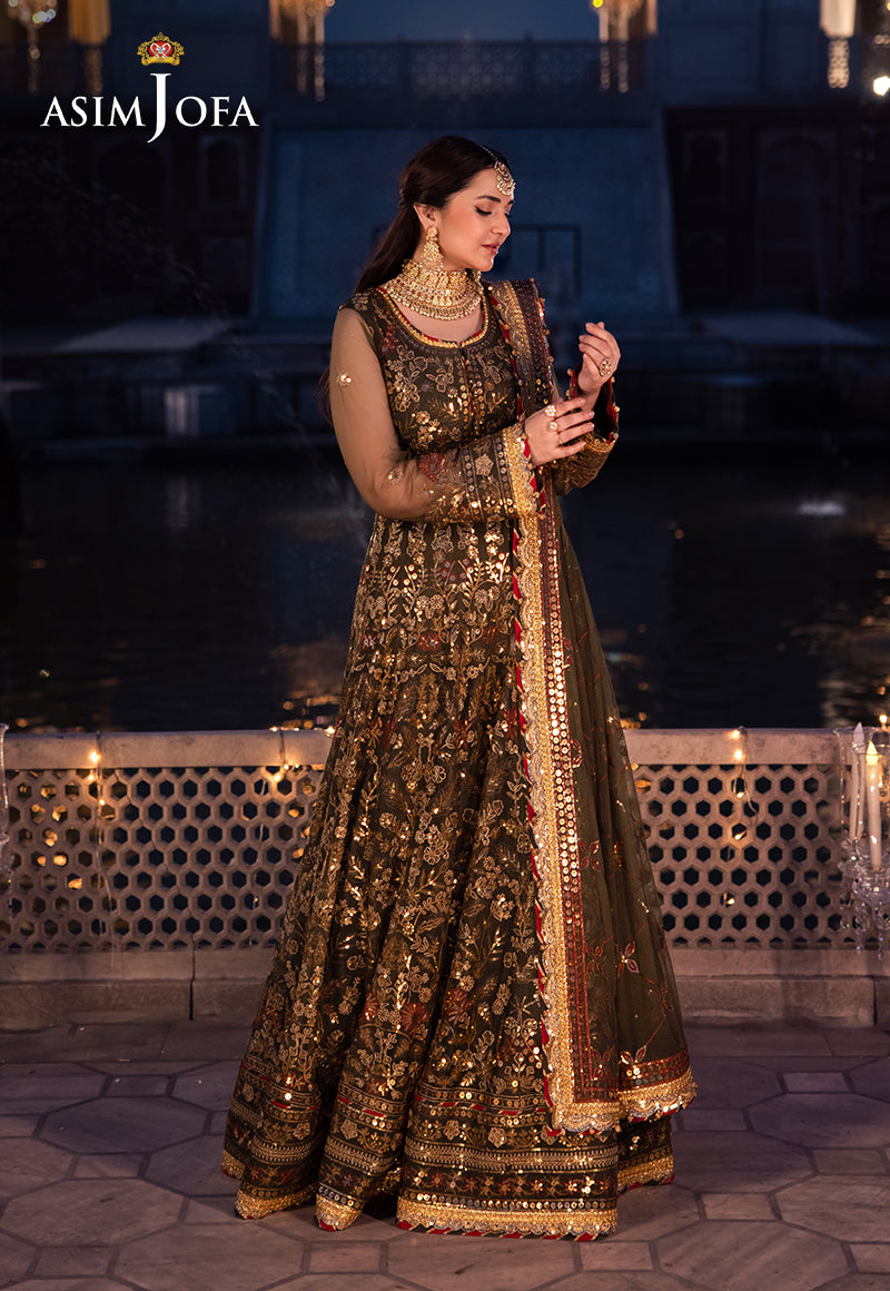 AJCRP-09 EMBROIDERED NET STITCHED 3 PCS