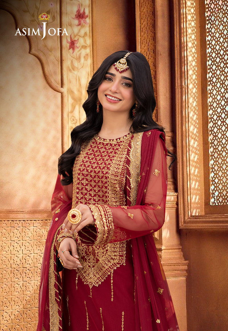 AJEM-10 EMBROIDERED NET 3 PCS