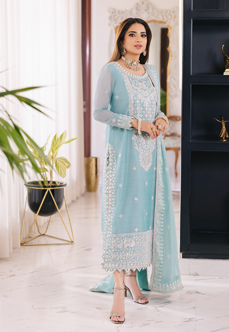 blue dress for baby girl Asim Jofa Prints Ready Made Pakistani Lawn Dress