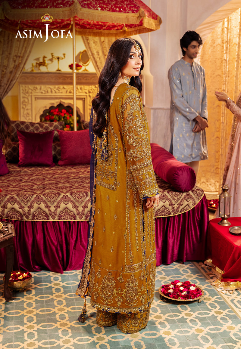 AJJJD-12 EMBROIDERED CHIFFON STITCHED 3 PCS