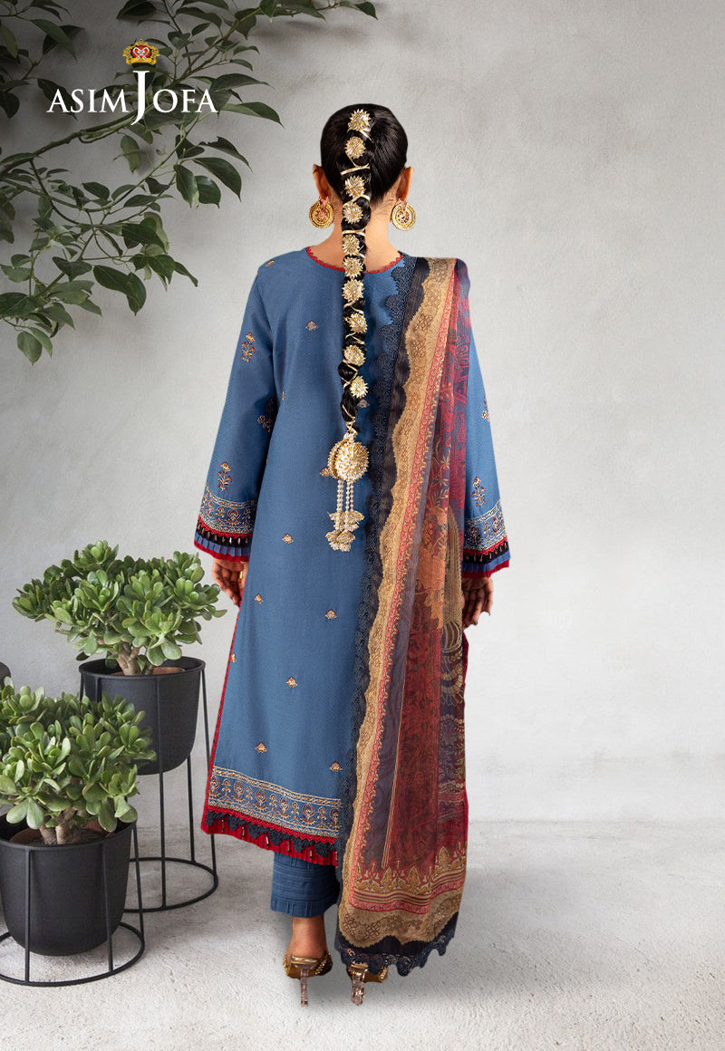 AJRA-27 EMBROIDERED JACQUARD 3 PCS