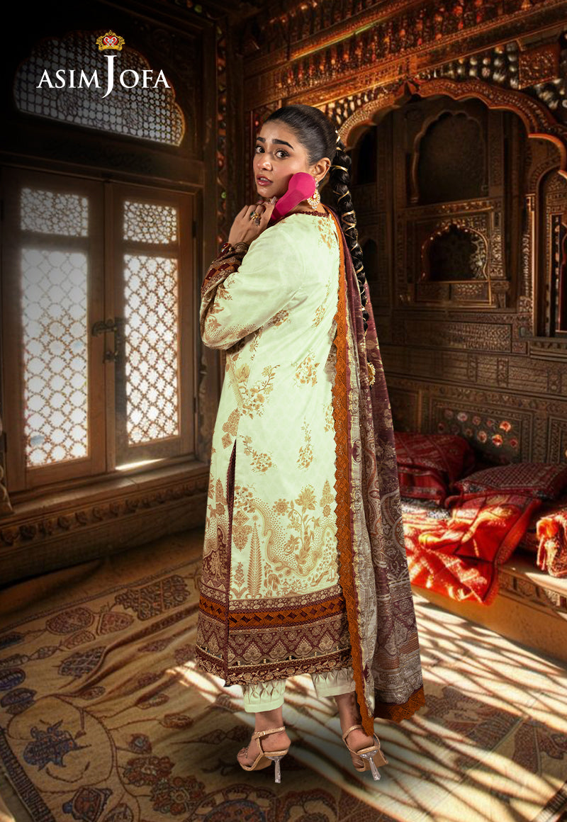 AJRAD-5 EMBROIDERED STITCHED 3 PCS