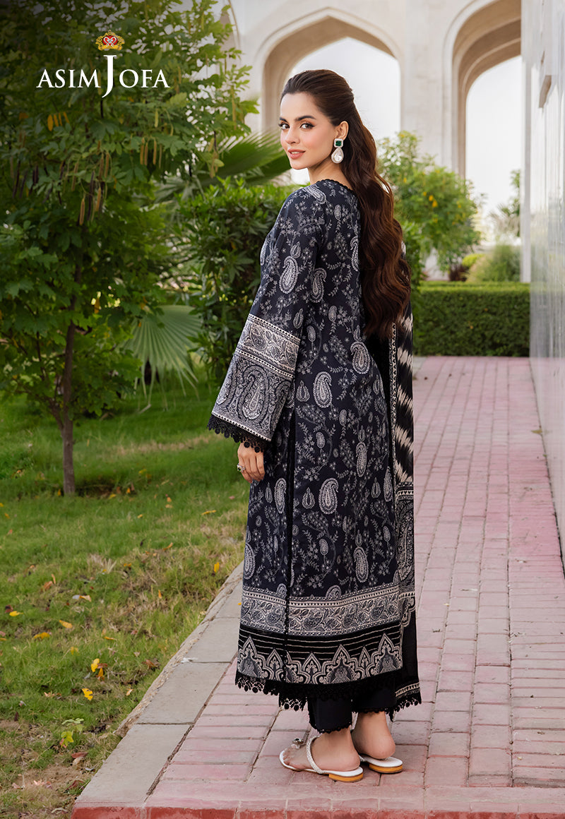 AJCMD-09-XS PRINTED LAWN 3 PCS