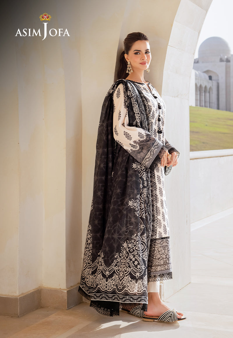 AJCMD-02-XS PRINTED LAWN 3 PCS