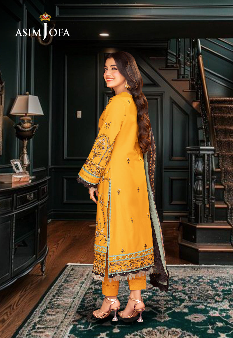 AJRAD-07-XS EMBROIDERED LAWN 3 PCS