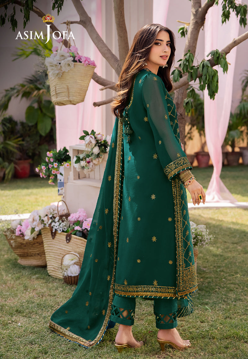 AJCF-03 EMBROIDERED CHIFFON 3 PCS