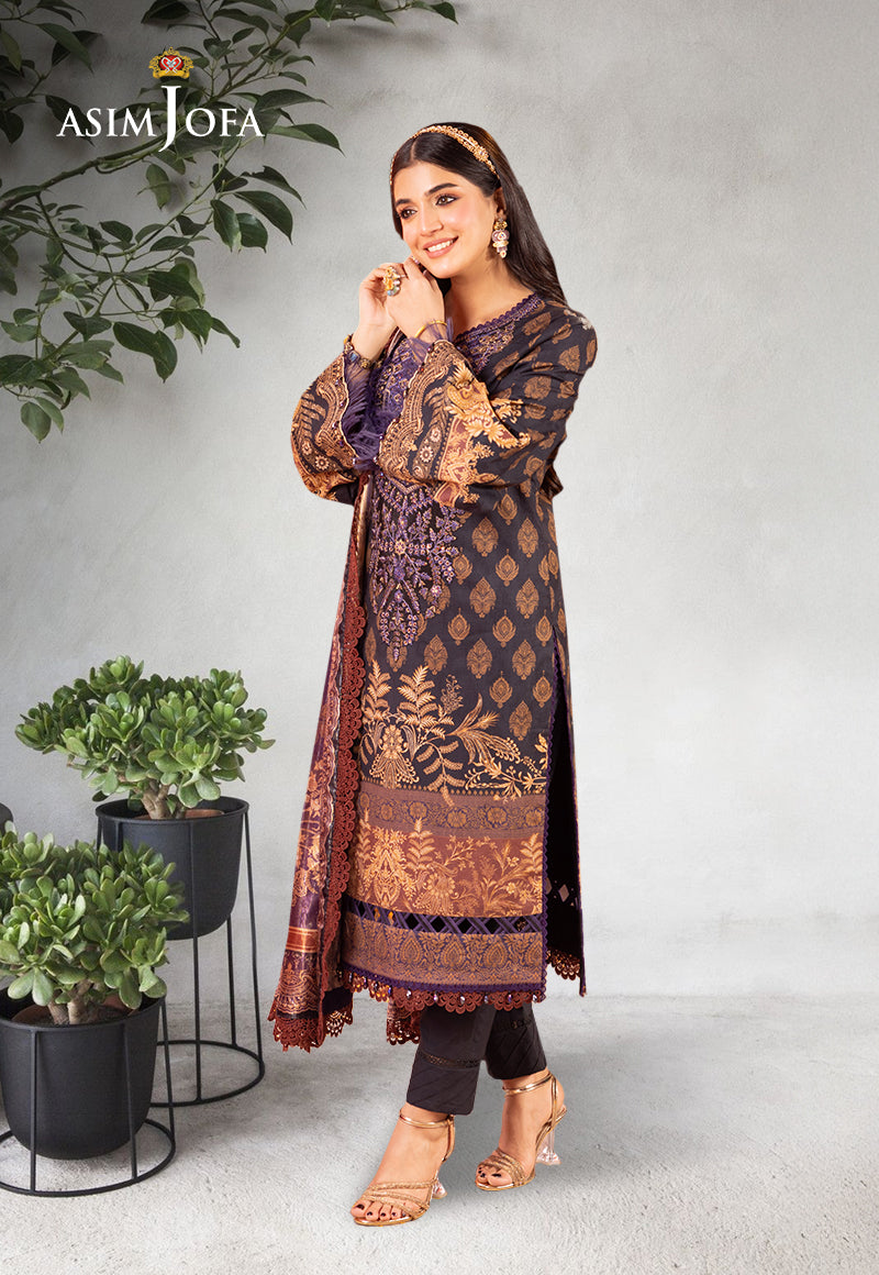 AJRA-01 EMBROIDERED JACQUARD 3 PCS