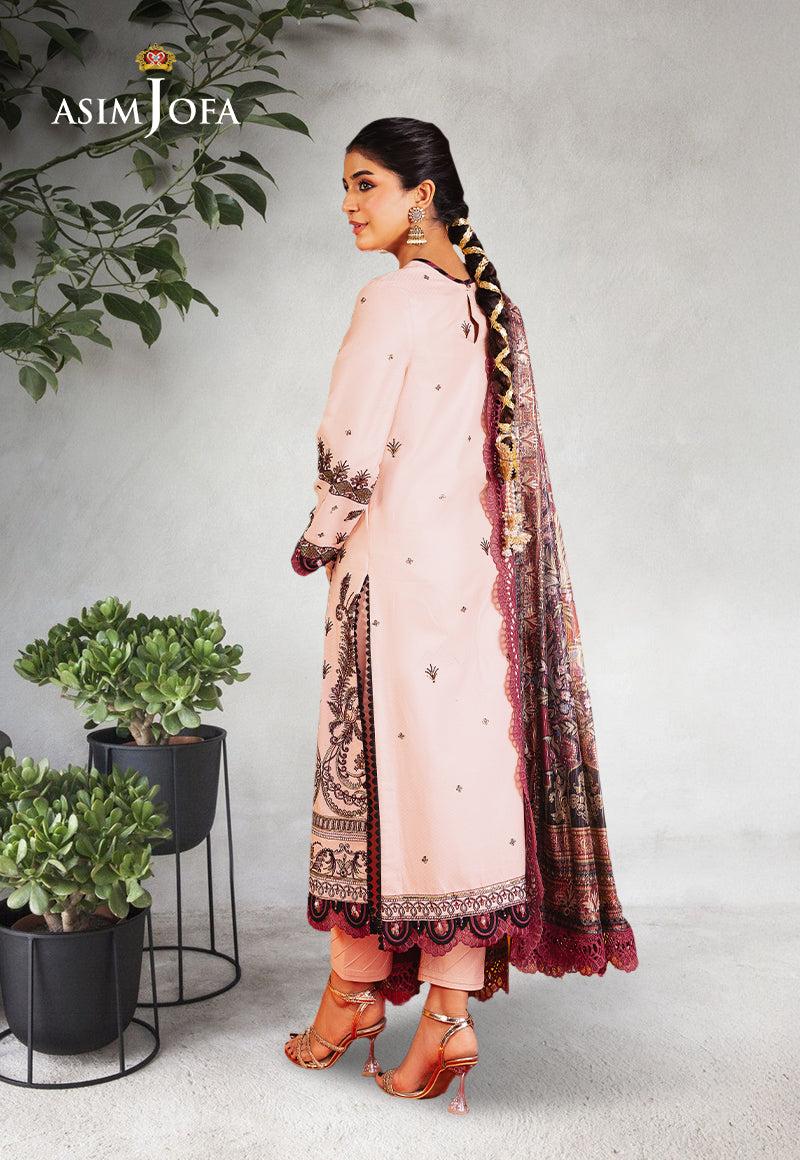 AJRAD-29 EMBROIDERED JACQUARD STITCHED 3 PCS