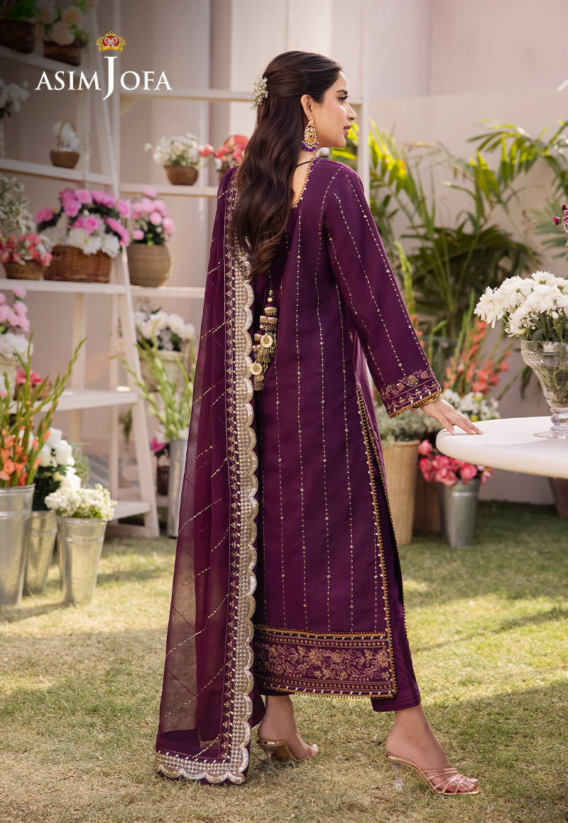 AJCFD-22-XS EMBROIDERED BOSKI SILK 3 PCS