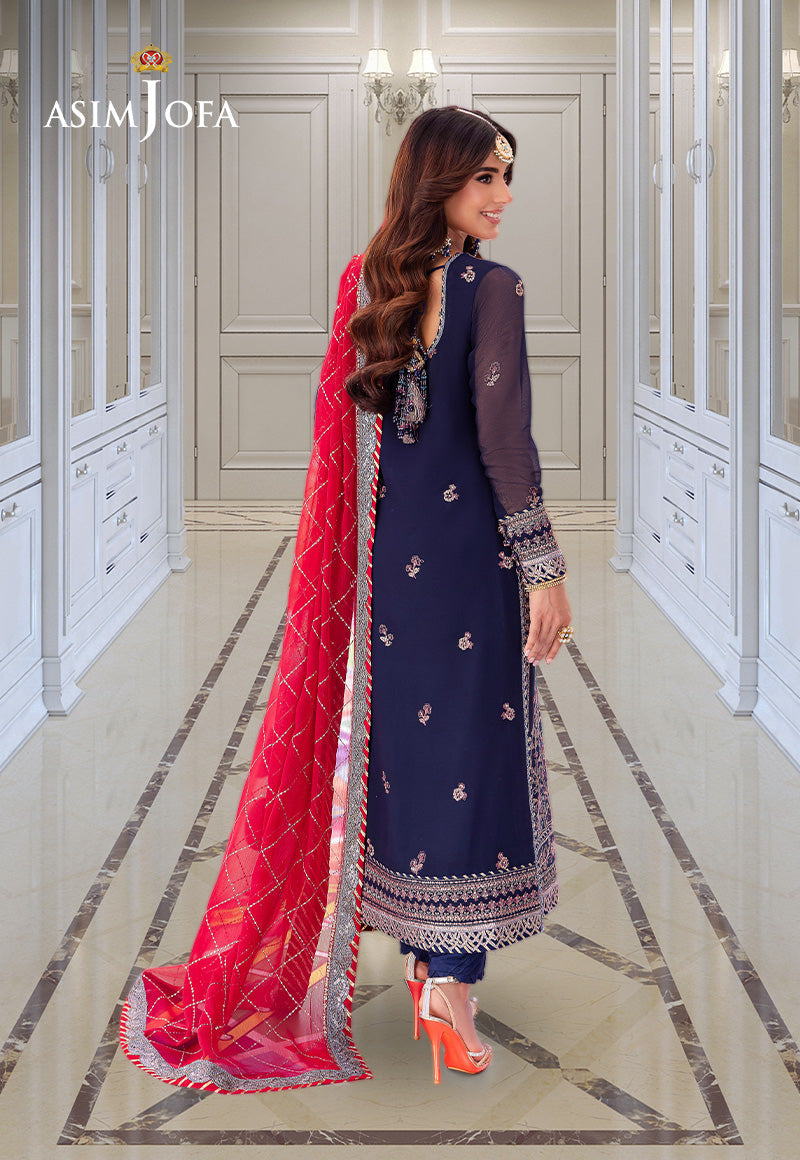 AJMJD-7 EMBROIDERED STITCHED 3 PCS