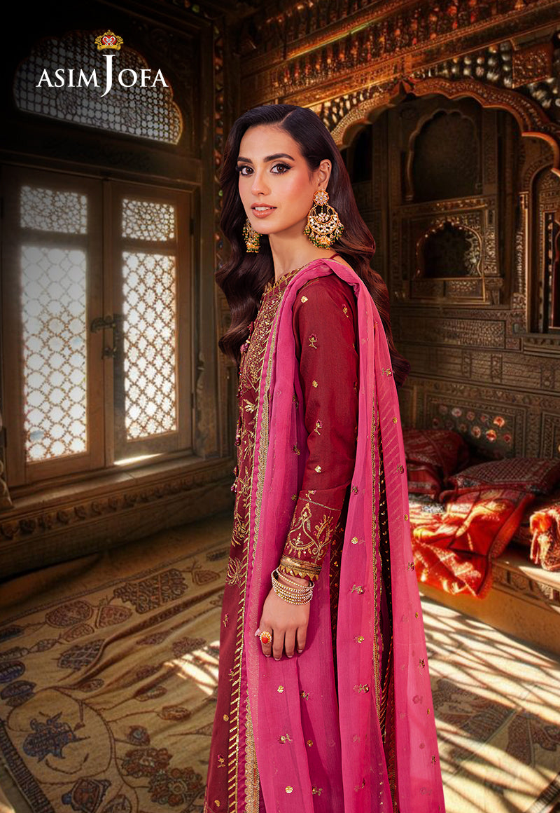 AJMJ-22 EMBROIDERED PAPER COTTON 3 PCS