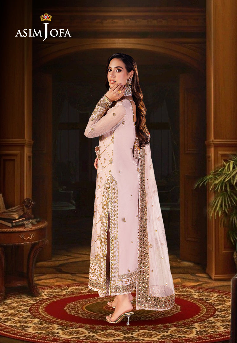 AJMJ-05 EMBROIDERED NET 3 PCS