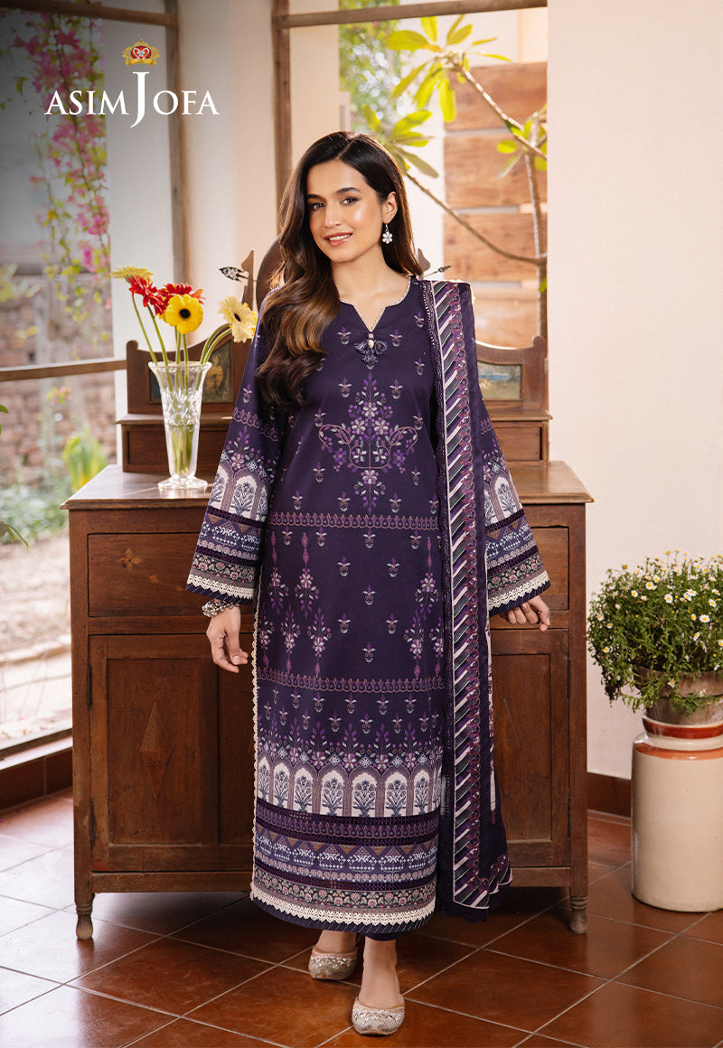 Asim Jofa | Summer Rhapsody | AJUBU-06 Embroidered Jacquard