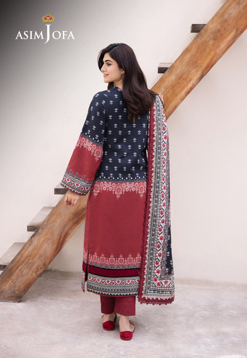AJBUD-5 PRINTED STITCHED 3 PCS