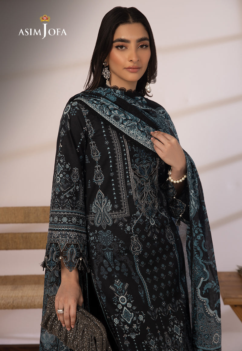 AJBPD-19 EMBROIDERED CAMBRIC 2 PCS