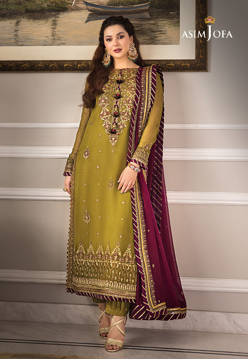 Asim jofa shop mehndi dresses