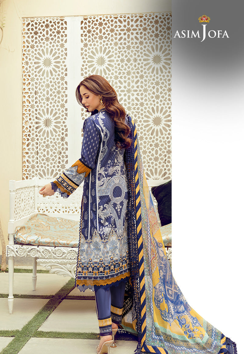 AJRL-03 EMBROIDERED LAWN 3 PCS