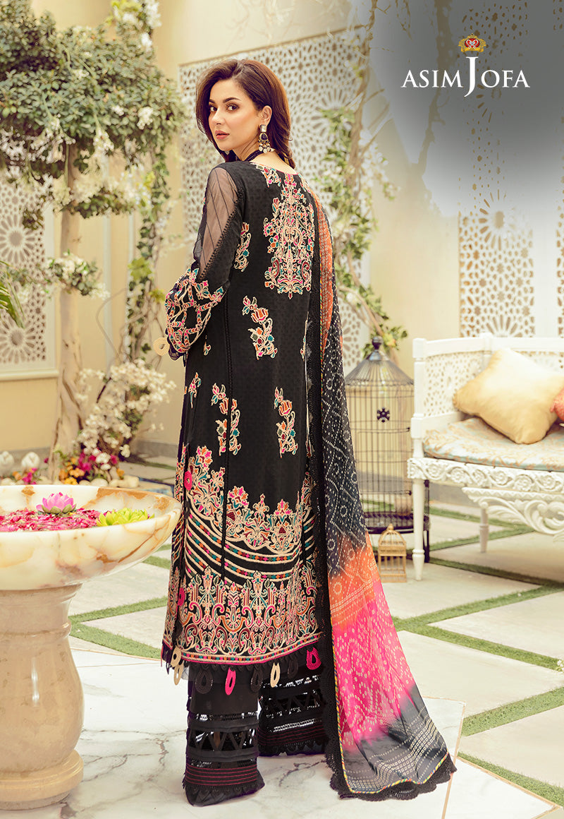 AJRL-06 EMBROIDERED SELF JACQUARD LAWN 3 PCS