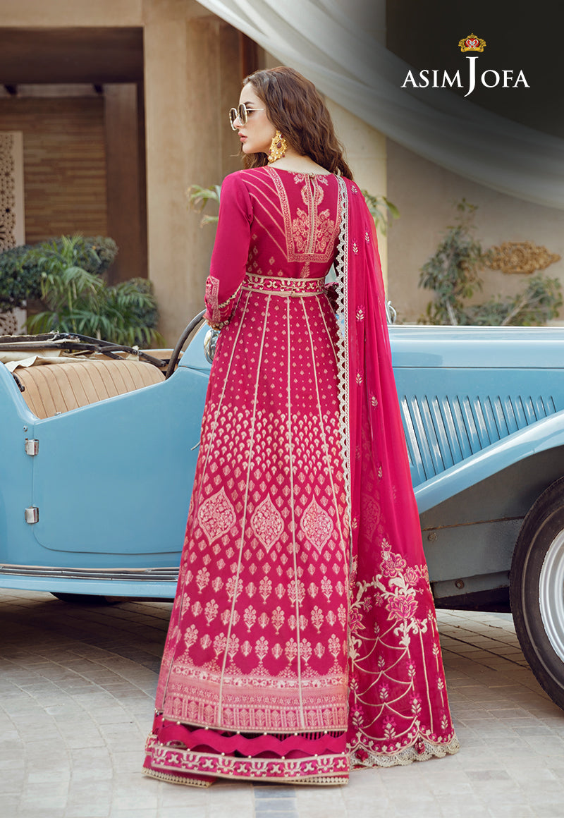 AJRL-20 EMBROIDERED WOVEN JACQUARD LAWN 3 PCS