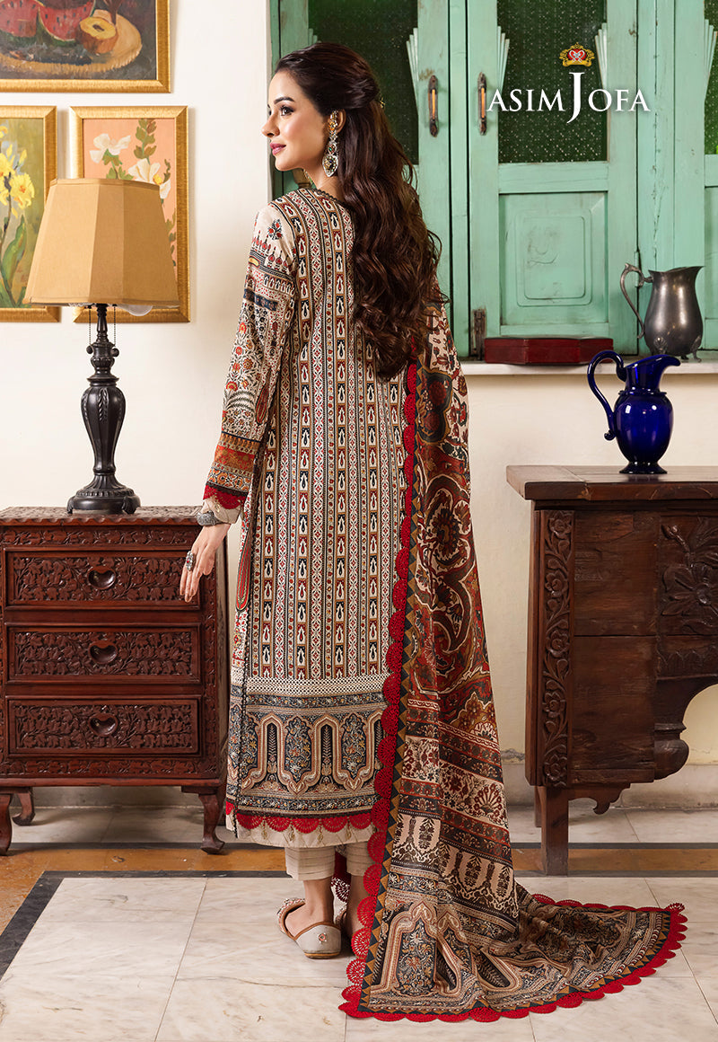 AJRW-22 DESIGNERS STITCHED PREMIUM WINTER COTTON 3 PCS