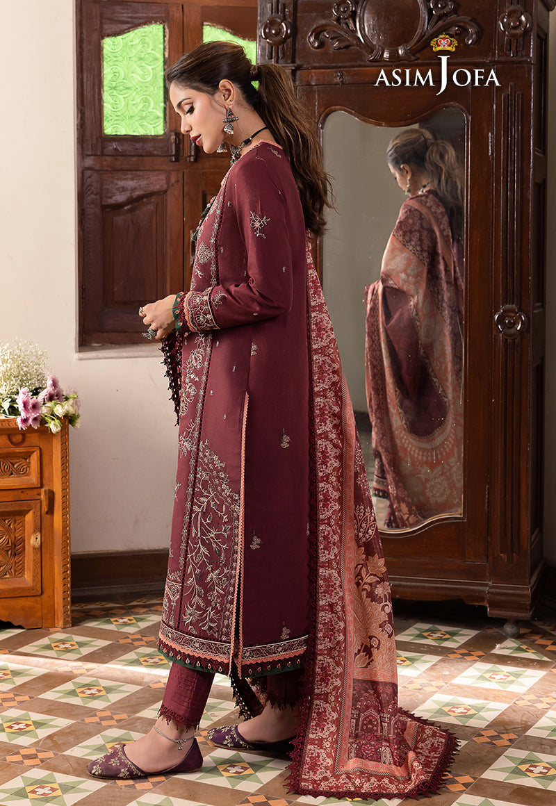 AJRW-34 EMBROIDERED STITCHED 3 PCS