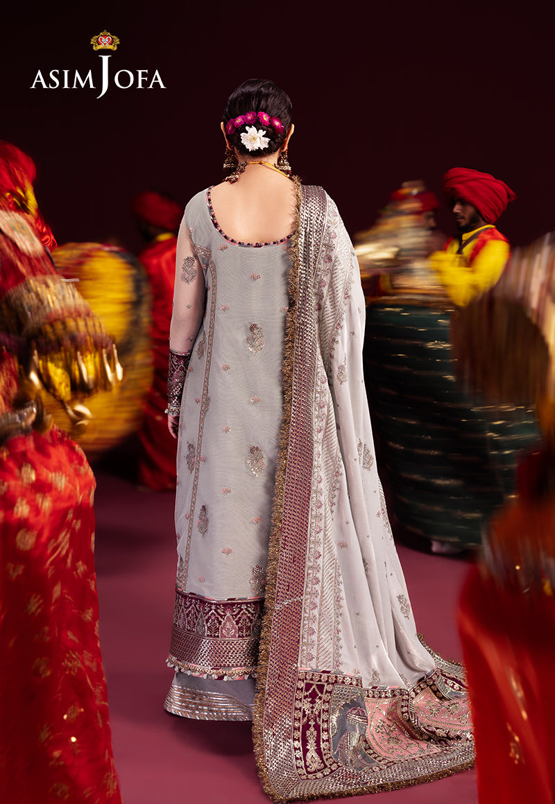 AJMV-07 EMBROIDERED VELVET 3 PCS