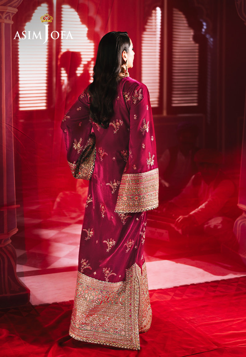 AJMV-06 EMBROIDERED VELVET 2 PCS