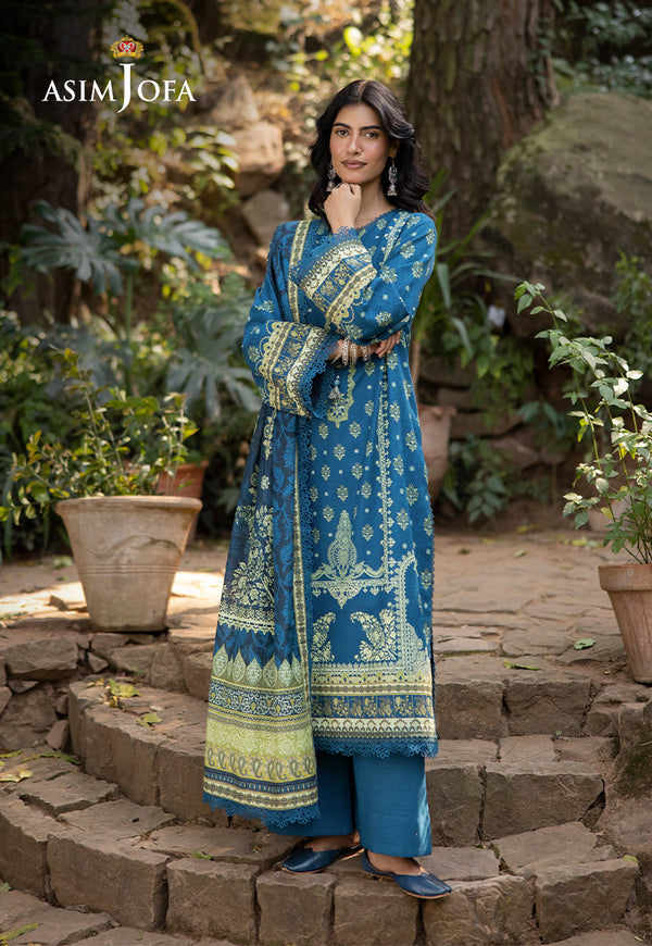 AJUWD-50 PRINTED KHADDAR 3 Pcs