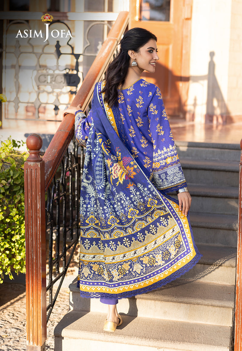 AJUW-68 PRINTED VISCOSE 3 Pcs