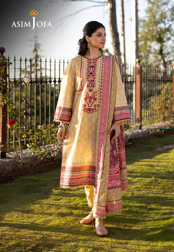 AJUWD-36 PRINTED KHADDAR 3 Pcs